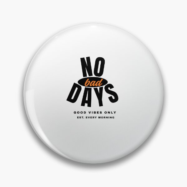 Item preview, No Bad Days Y2K Bold Streetwear Typography designed and sold by RadiantReza.