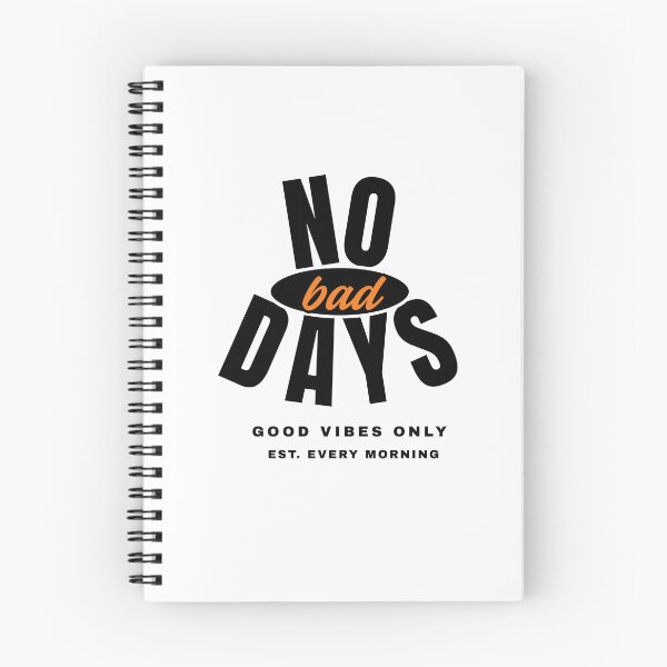 Item preview, No Bad Days Y2K Bold Streetwear Typography designed and sold by RadiantReza.