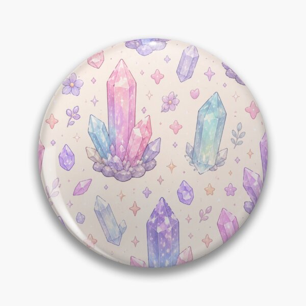 Item preview, Pastel Crystal Dreams Seamless Pattern designed and sold by Aramdesing.