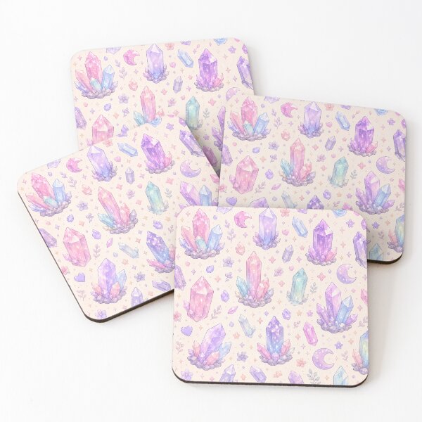 Item preview, Pastel Crystal Dreams Seamless Pattern designed and sold by Aramdesing.