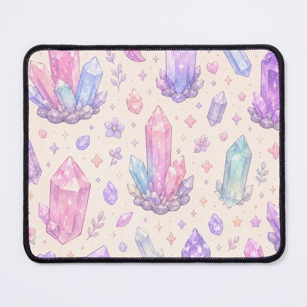 Item preview, Pastel Crystal Dreams Seamless Pattern designed and sold by Aramdesing.