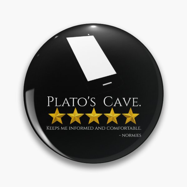 Item preview, Plato - Ancient Greek Philosophy - Allegory Of The Cave Meme designed and sold by Styrman.