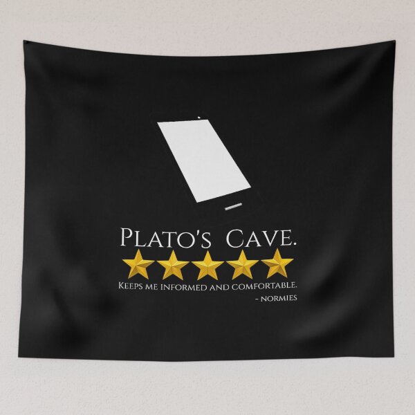 Item preview, Plato - Ancient Greek Philosophy - Allegory Of The Cave Meme designed and sold by Styrman.