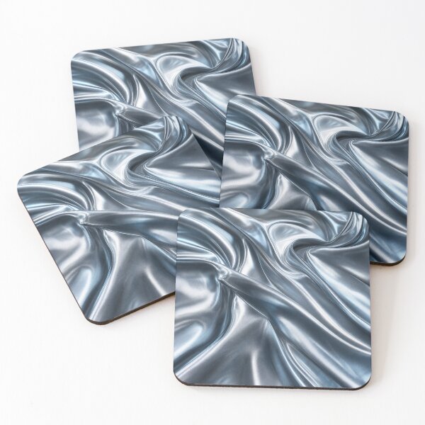 Item preview, Liquid Chrome Futuristic Textile Pattern designed and sold by frumixart.