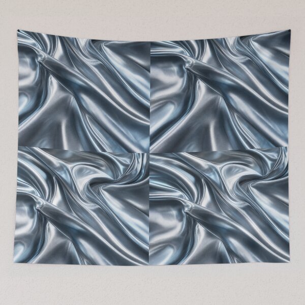 Item preview, Liquid Chrome Futuristic Textile Pattern designed and sold by frumixart.