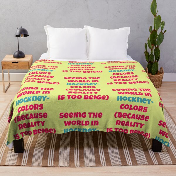 Item preview, Seeing The World In Hockney Colors saying designed and sold by Mauswohn.