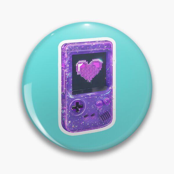 Item preview, Retro Y2K Translucent Purple Handheld Gaming Console designed and sold by 77Clover.