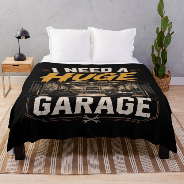 Item preview, I Need A Huge Garage Funny Car Lover T-Shirt | Mechanic & Auto Enthusiast Gift designed and sold by Artimax-Studio.