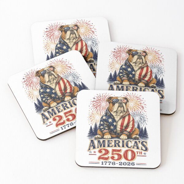 Item preview, Bulldog America's 250th Anniversary 1776 2026 designed and sold by OlakunleOloroz.