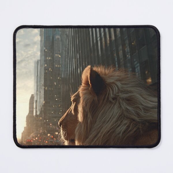 Item preview, Urban Lion King - Metropolis Sunset View designed and sold by Dream Weave Studio.