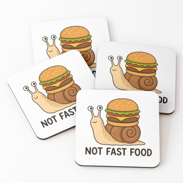 Item preview, NOT FAST FOOD SNAIL joke designed and sold by vecart34.