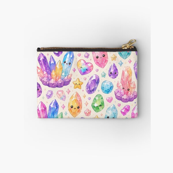 Item preview, Rainbow Gemstone Kawaii Pattern designed and sold by Aramdesing.
