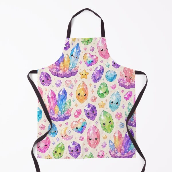 Item preview, Rainbow Gemstone Kawaii Pattern designed and sold by Aramdesing.