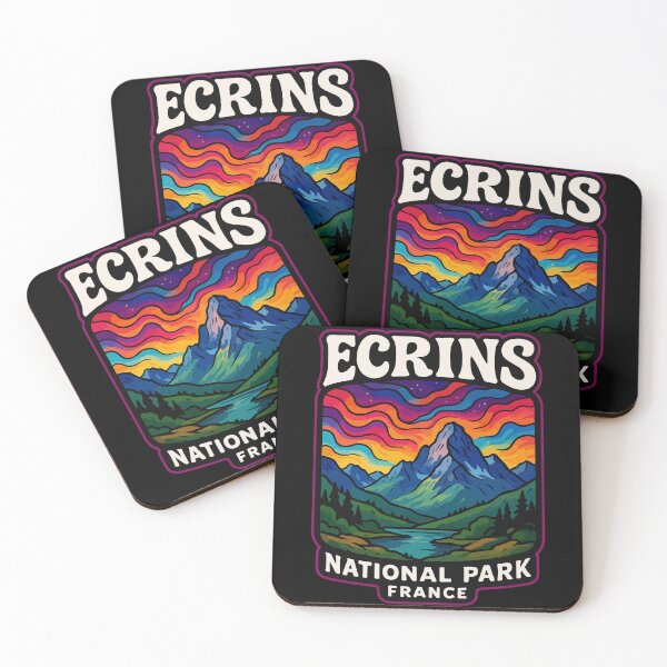Item preview, Ecrins National Park France Trippy Art Travel designed and sold by TomFrontierArt.