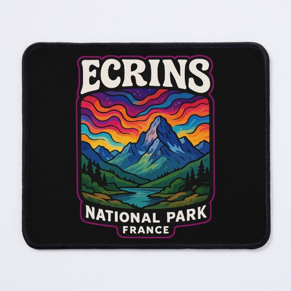 Item preview, Ecrins National Park France Trippy Art Travel designed and sold by TomFrontierArt.
