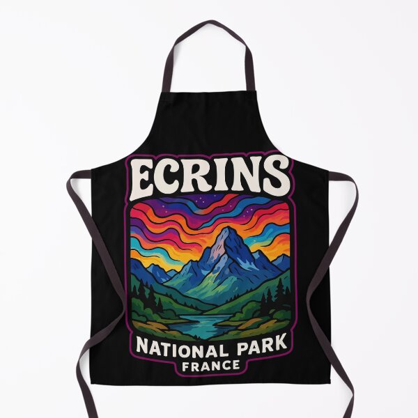 Item preview, Ecrins National Park France Trippy Art Travel designed and sold by TomFrontierArt.