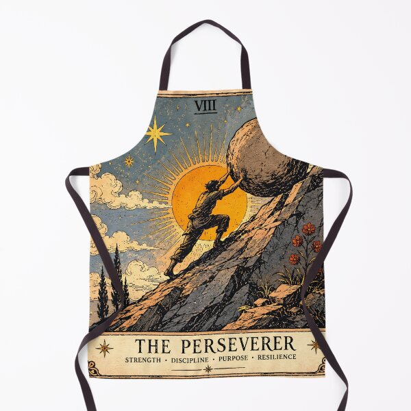 Item preview, The Perseverer Tarot Card Art designed and sold by ArcanaAbsolute.