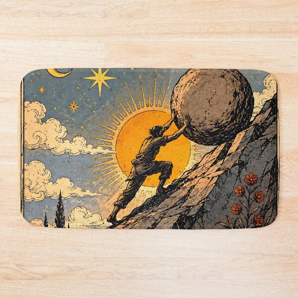 Item preview, The Perseverer Tarot Card Art designed and sold by ArcanaAbsolute.