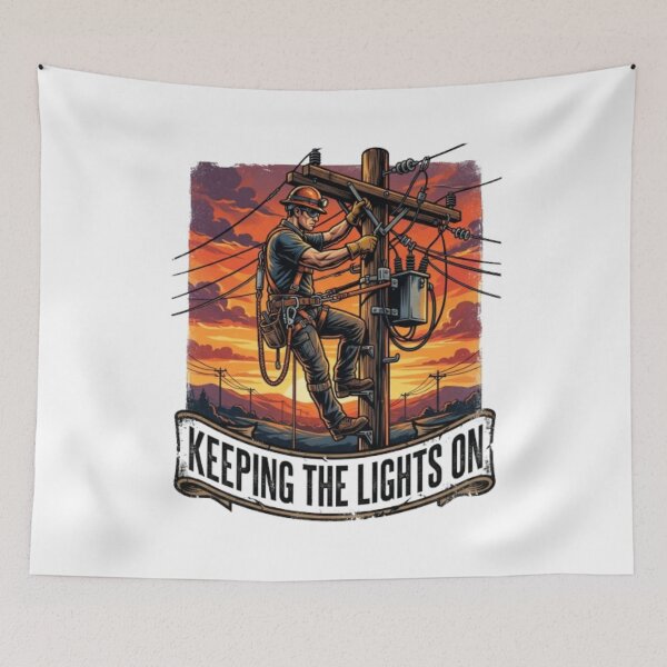 Item preview, Storm Chaser Lineman designed and sold by PixelStyle Studio.
