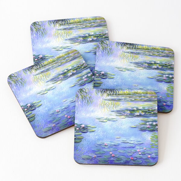 Item preview, Water Lilies: Impression of Reflections & Blossoming Surfaces (15) designed and sold by artdesignsnow.