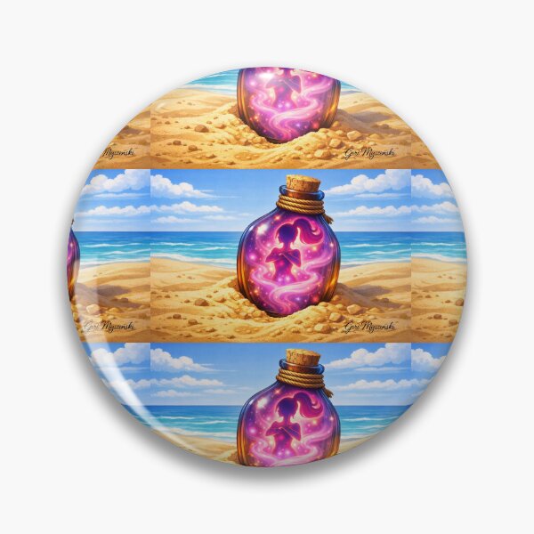 Item preview, Genie in the Bottle Glow – Magical Beach Fantasy Art designed and sold by The Art Queen Of Michigan .