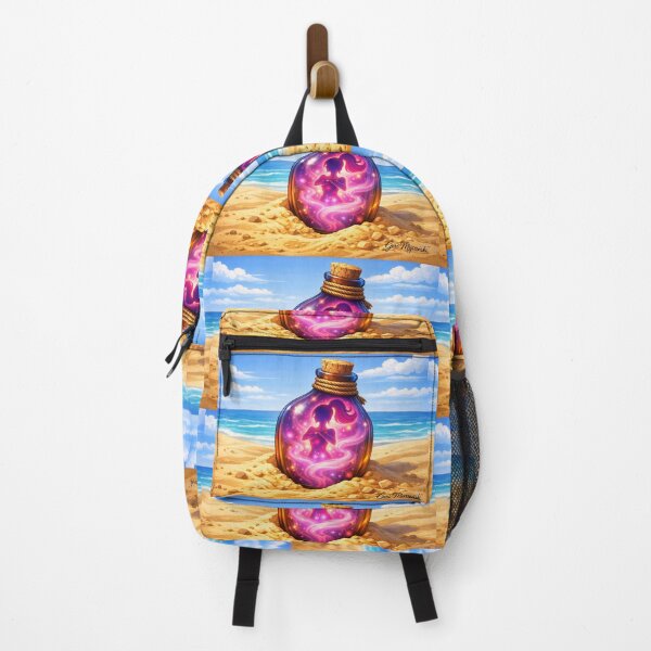 Item preview, Genie in the Bottle Glow – Magical Beach Fantasy Art designed and sold by The Art Queen Of Michigan .