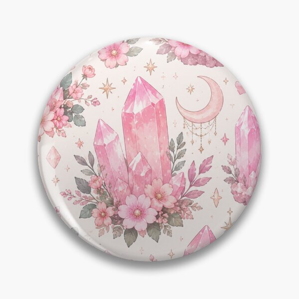 Item preview, Pink Quartz Crystal Garden Pattern designed and sold by Aramdesing.