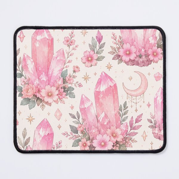 Item preview, Pink Quartz Crystal Garden Pattern designed and sold by Aramdesing.