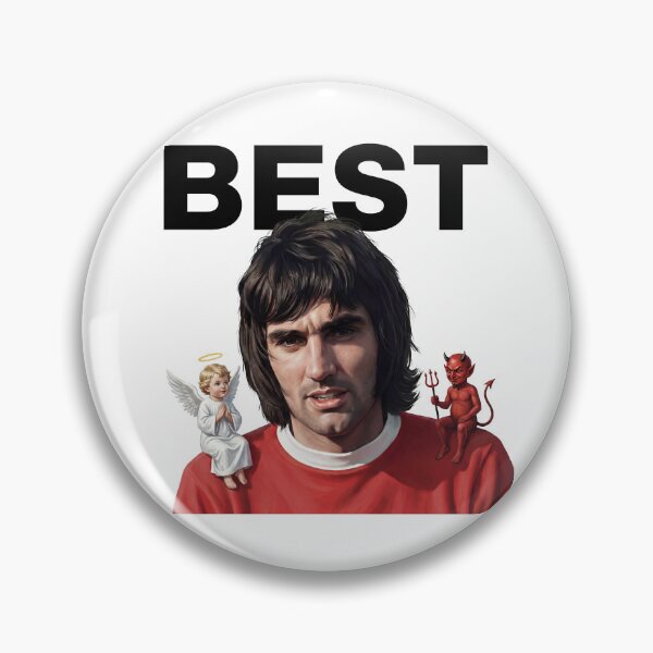 Item preview, Best , George Best , angel and devil designed and sold by CornershopTee.