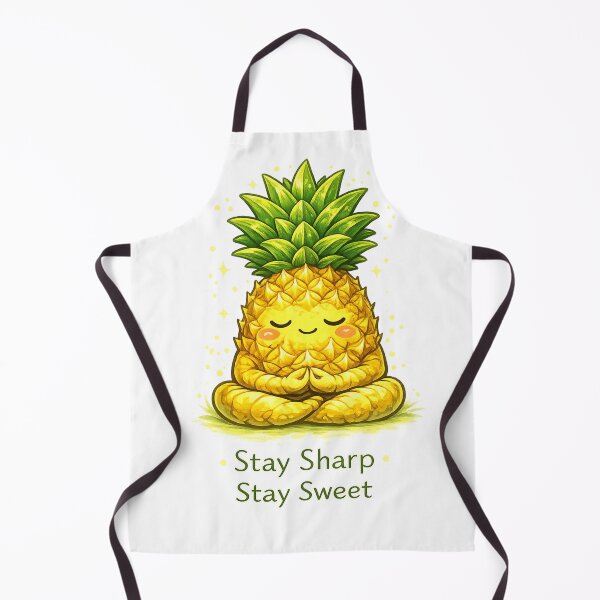 Item preview, Stay Sharp Stay Sweet Meditating Pineapple Motivational Yoga Design designed and sold by irfanshikh.