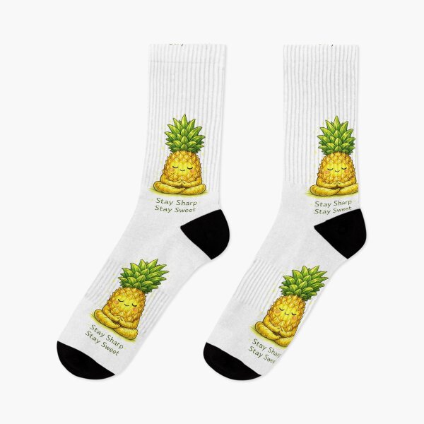 Item preview, Stay Sharp Stay Sweet Meditating Pineapple Motivational Yoga Design designed and sold by irfanshikh.
