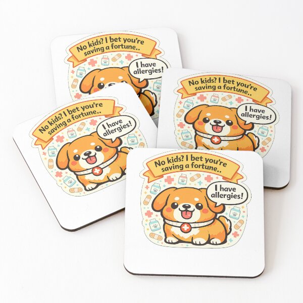 Item preview, Funny Dog Allergies Saving A Fortune Vet Medical Sticker designed and sold by MIROUZ2000.