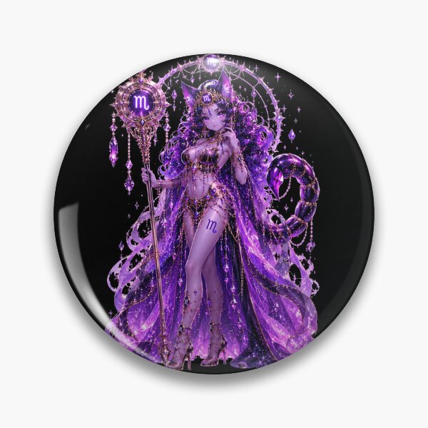 Item preview, Emily the Cosmic Cat - Scorpio Zodiac Sign designed and sold by ChaEmm_Studio.