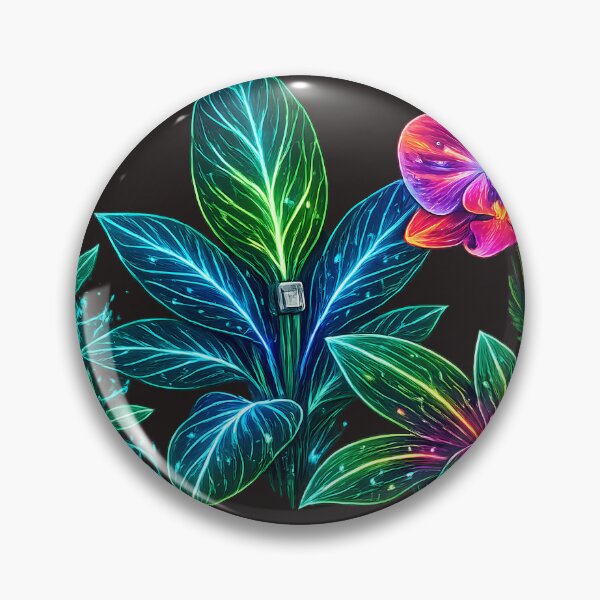 Item preview, Synthetic Neon Flora – Glowing Bio‑Tech Plant Design designed and sold by Neo Tokio.