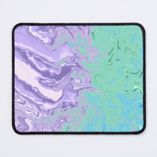 Item preview, Purple Mint Green Fluid Art Abstract Background designed and sold by Ninjaja.