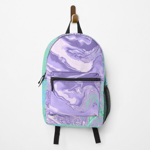 Item preview, Purple Mint Green Fluid Art Abstract Background designed and sold by Ninjaja.
