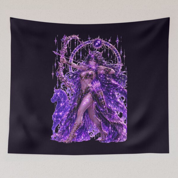 Item preview, Emily the Cosmic Cat - Sagittarius Zodiac Sign designed and sold by ChaEmm_Studio.