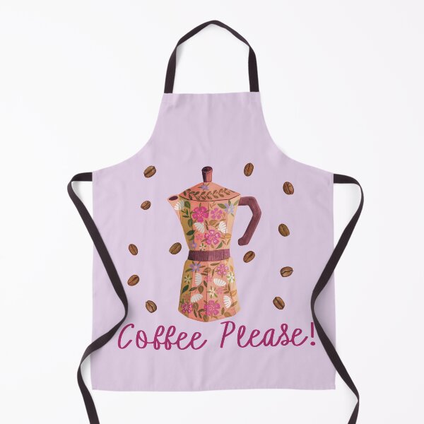 Item preview, Coffee Please- Bialetti Moka Folk Art illustration designed and sold by Nuevomundo Arte Designs by Anahí .
