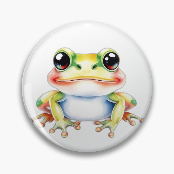 Item preview, Silly Frog Watercolor Illustration Design designed and sold by Shadow-Stone.