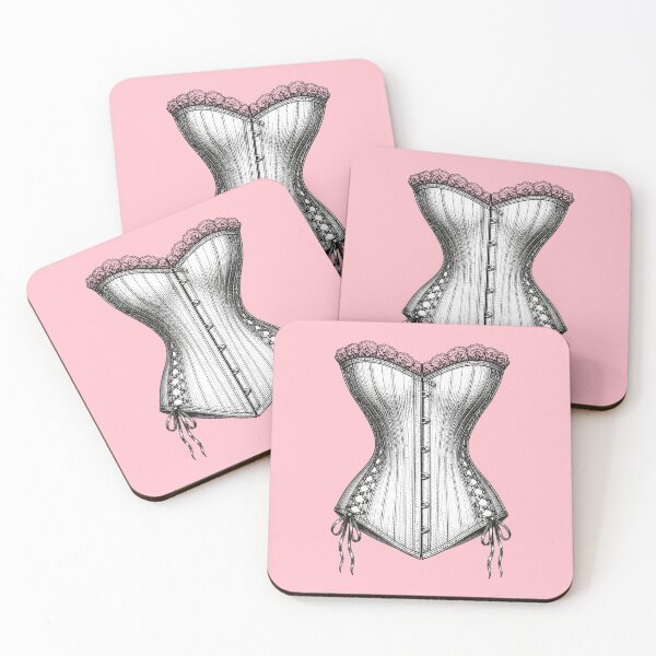 Item preview, Corset Illustration  Bridal Shower Vintage Wedding Design designed and sold by taiche.
