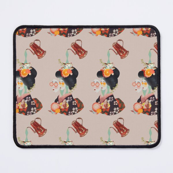Item preview, Surreal Tea Ceremony - Vintage Japanese Geisha Collage Art designed and sold by petchcotch.