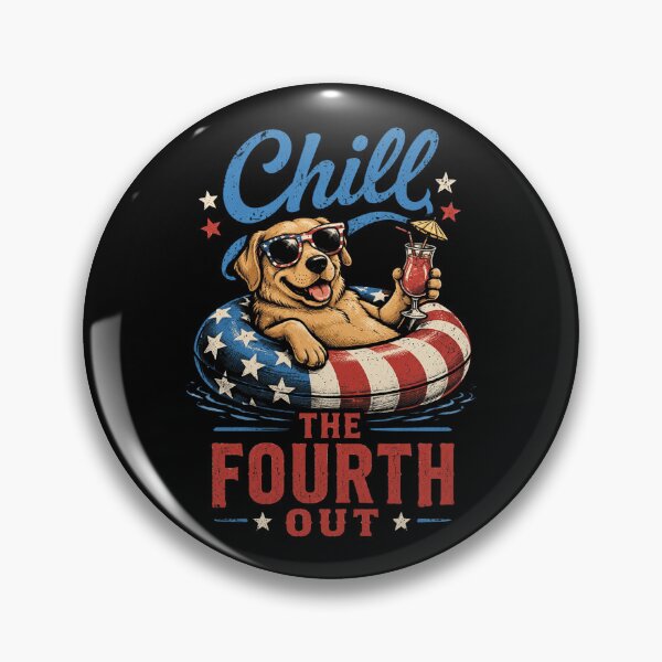 Item preview, Chill The Fourth Out Funny Goldendoodle Dog Lover designed and sold by OlakunleOloroz.