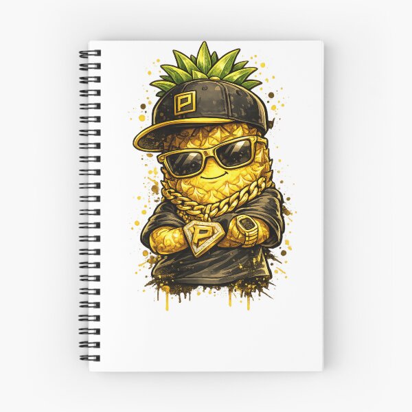 Item preview, Gangsta Pineapple Gold Chain Hip Hop Funny Fruit Streetwear Design designed and sold by irfanshikh.