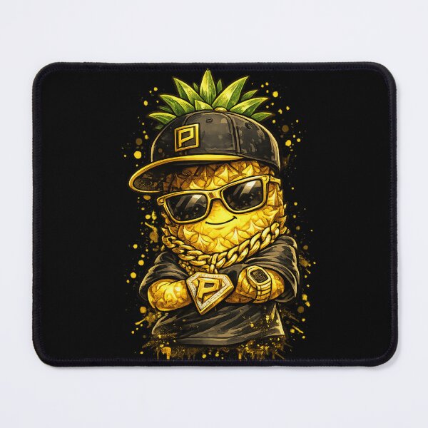 Item preview, Gangsta Pineapple Gold Chain Hip Hop Funny Fruit Streetwear Design designed and sold by irfanshikh.