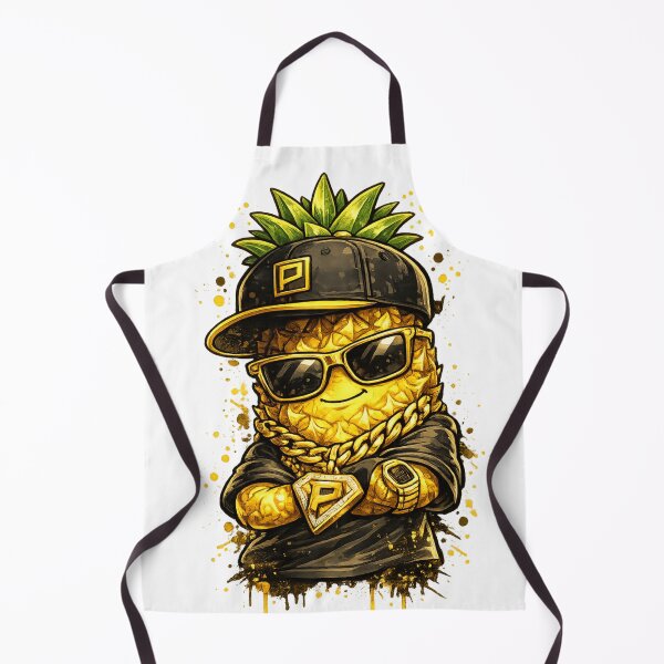 Item preview, Gangsta Pineapple Gold Chain Hip Hop Funny Fruit Streetwear Design designed and sold by irfanshikh.