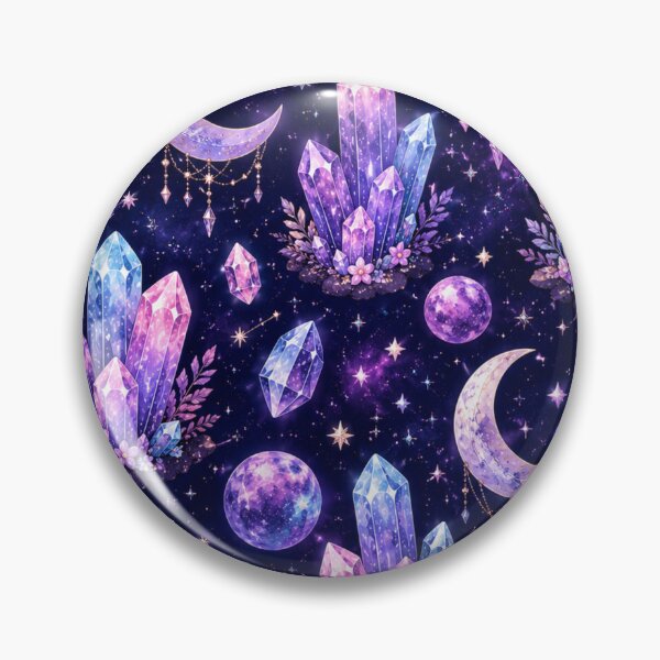 Item preview, Galaxy Crystals and Moon Pattern designed and sold by Aramdesing.