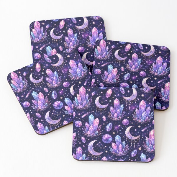 Item preview, Galaxy Crystals and Moon Pattern designed and sold by Aramdesing.