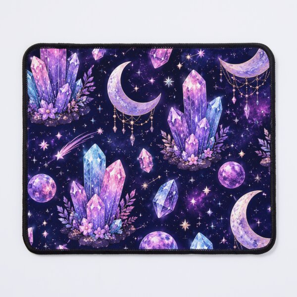 Item preview, Galaxy Crystals and Moon Pattern designed and sold by Aramdesing.