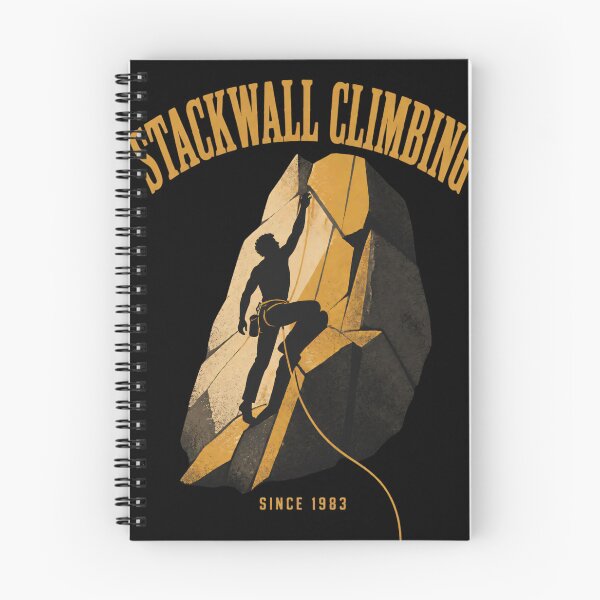 Item preview, Stackwall Climbing Since 1983 - Rock Climbing Graphic designed and sold by Barcud Designs.