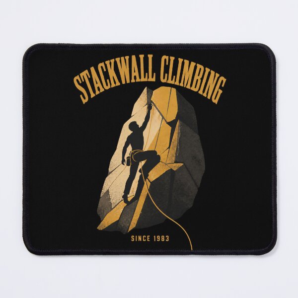Item preview, Stackwall Climbing Since 1983 - Rock Climbing Graphic designed and sold by Barcud Designs.